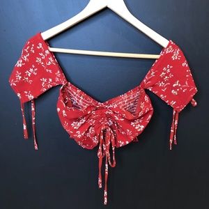Off The Shoulder Crop Top